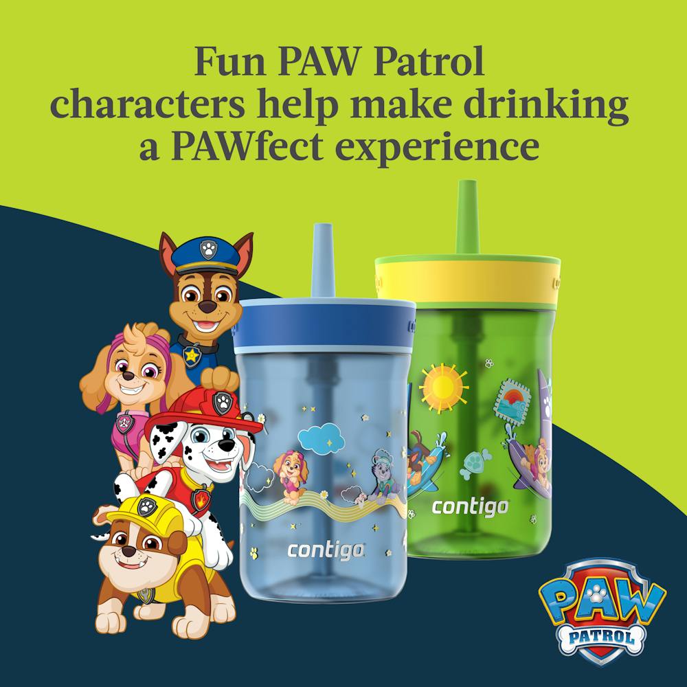 Kids Leighton Spill-Proof Tumbler with Straw, 14oz., 2-Pack - Cool Lime & Glacier