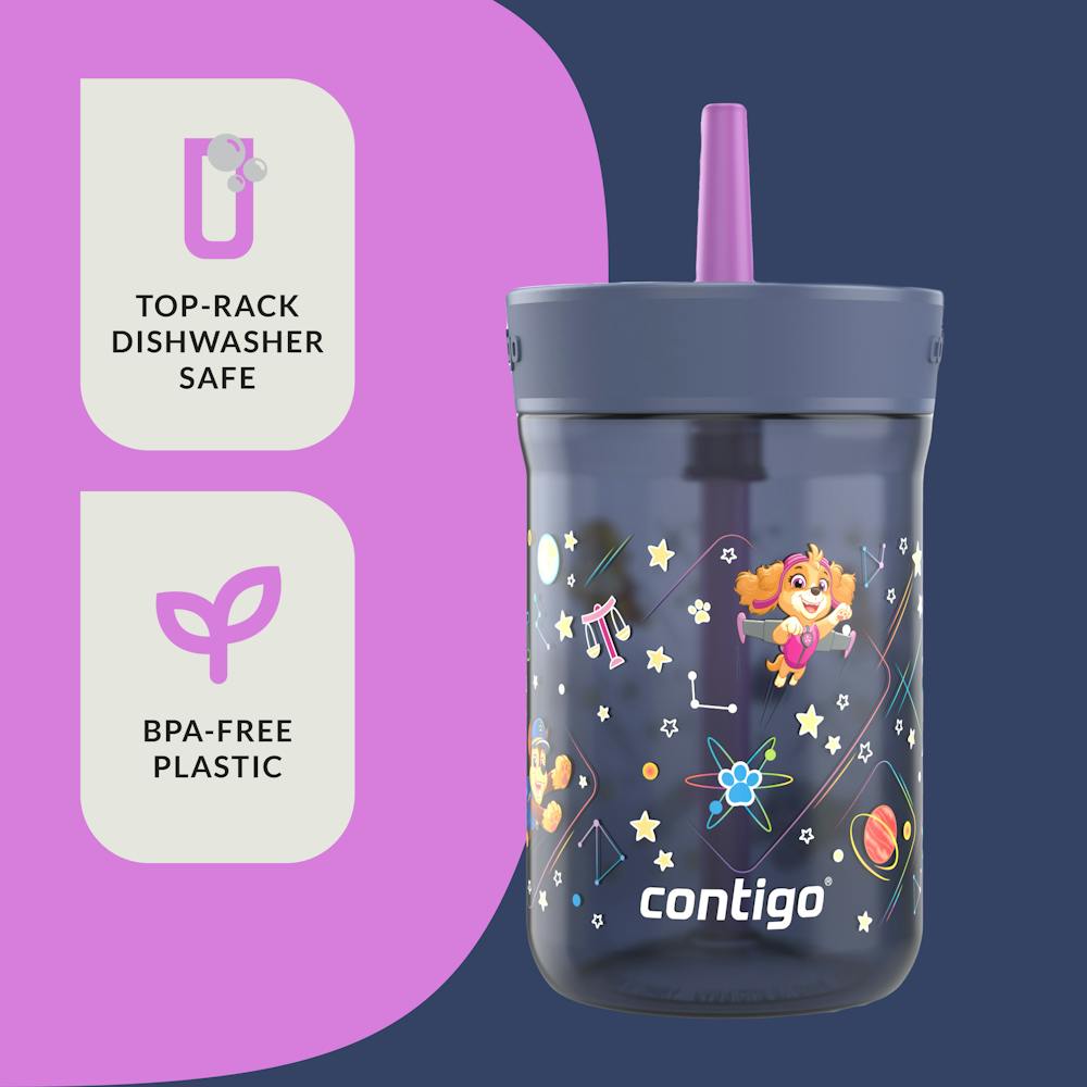 Kids Leighton Spill-Proof Tumbler with Straw, 14oz., 2-Pack - Space Zodiac