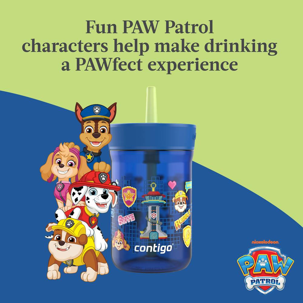 Kids Leighton Spill-Proof Tumbler with Straw, 14oz., 2-Pack - Power Pups Blue